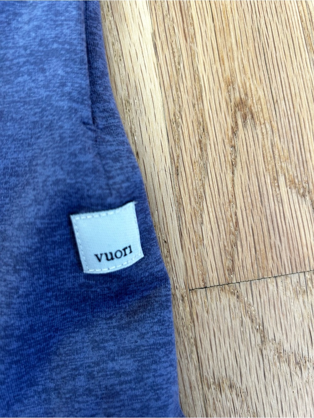 VUORI halo straight leg trouser relaxed dreamknit purple heather size S - Picture 8 of 12